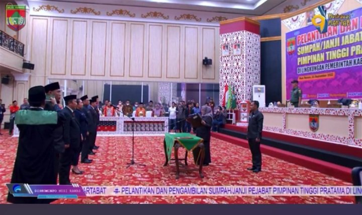 Enam Pejabat Esselon II Pemkab Mura Dilantik Wabup Suwarti