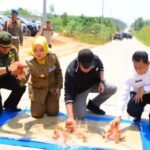 Gubernur HD dan Bupati Musi Rawas Resmikan Jalan Sp Semambang – Sp Kulim Pali